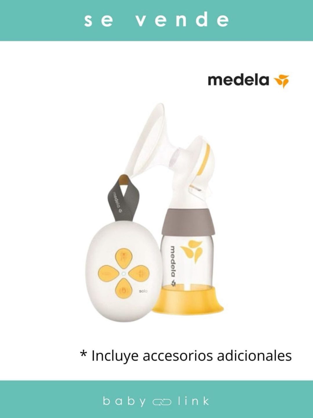 (COD:BB16590) EXTRACTOR MEDELA “SOLO”