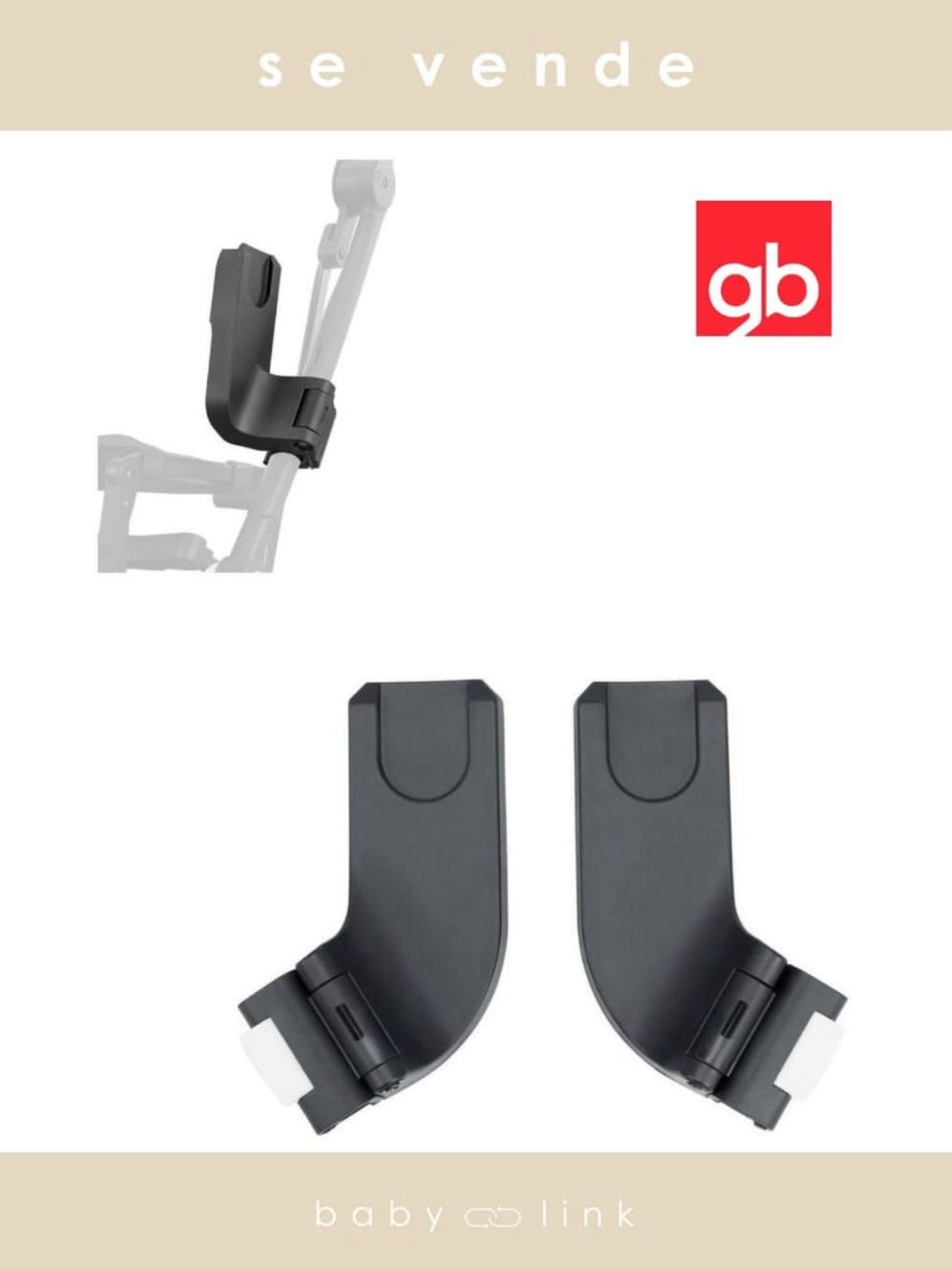 COD:BB16615) ADAPTADORES COCHE GB QBIT/QBIT +