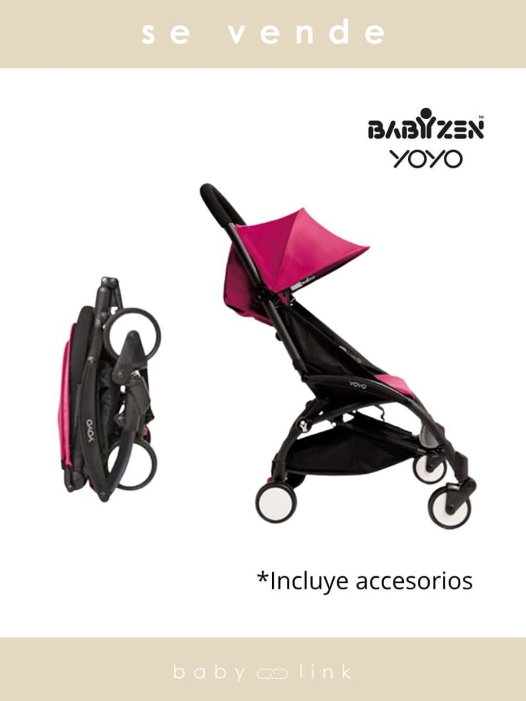 (COD:BB16670) COCHE BABYZEN YOYO + ACCESORIOS