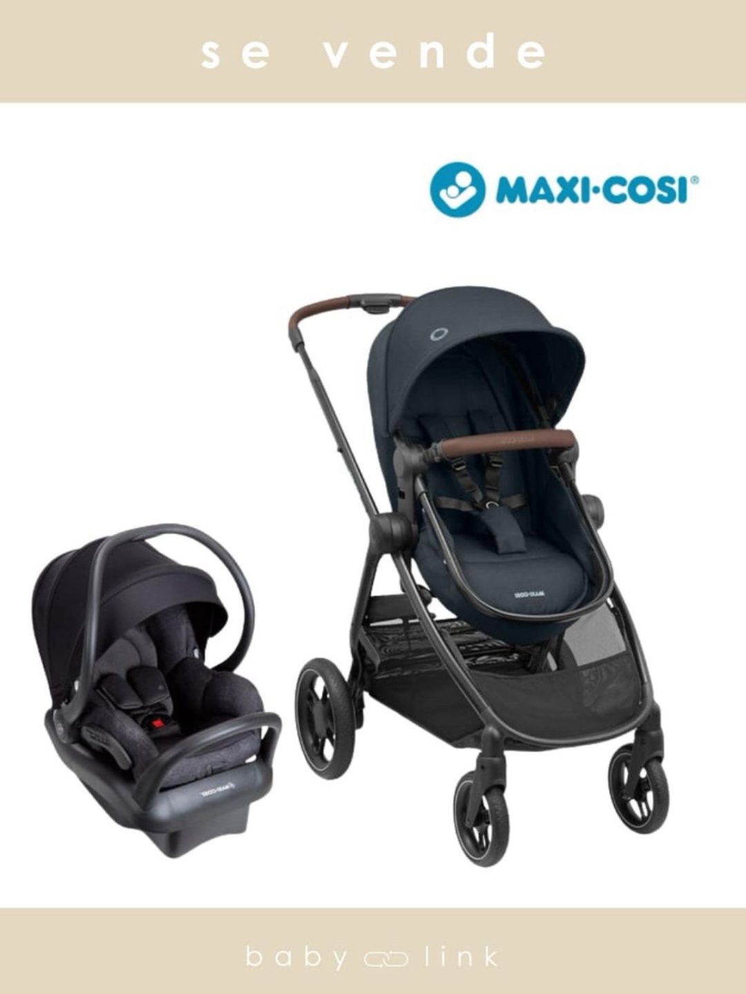 (COD:BB16692) COCHE TRAVEL SYSTEM MAXI COSI ZELIA 3