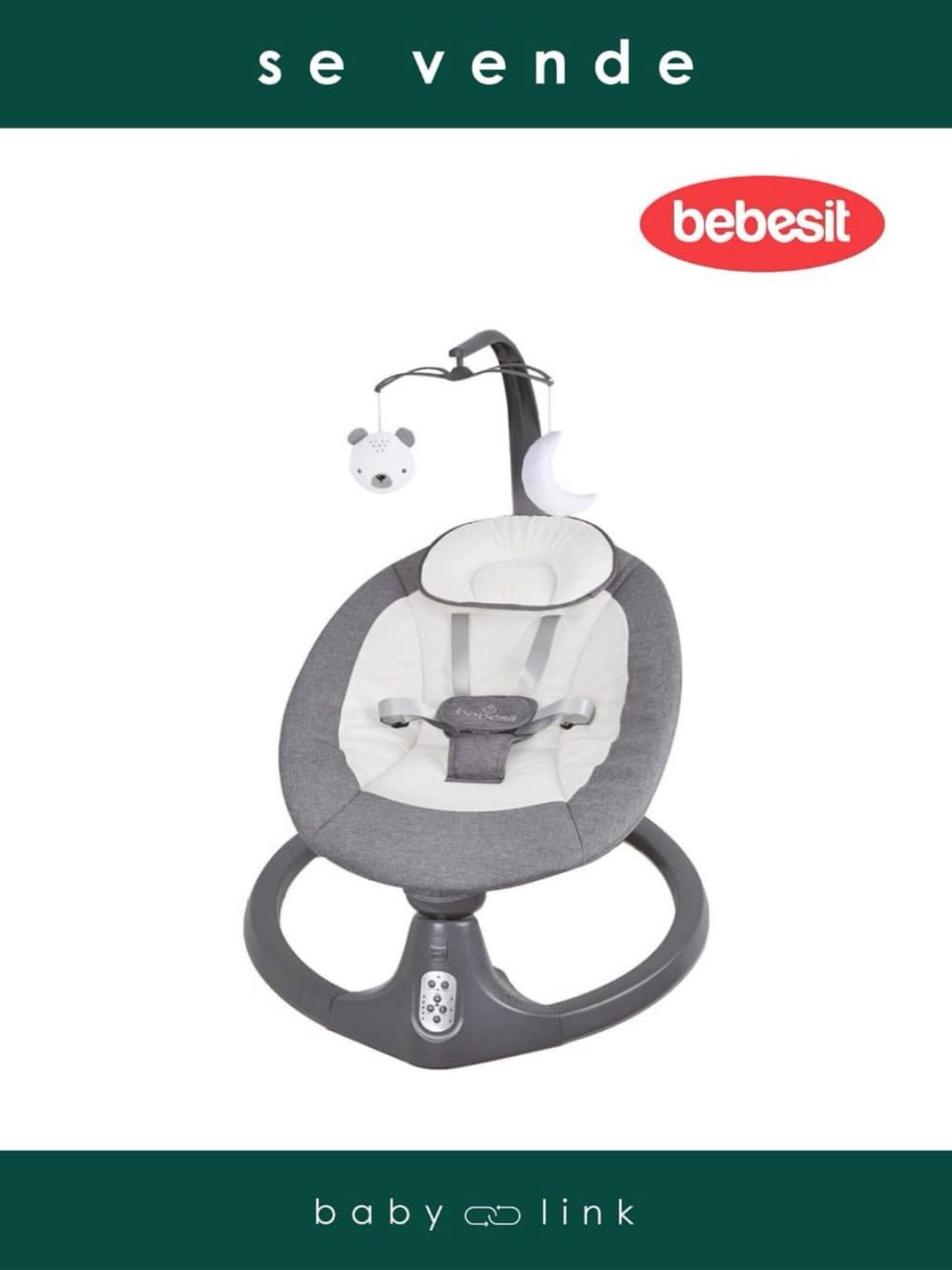 (COD:BB16689) SILLA NIDO BEBESIT SWING