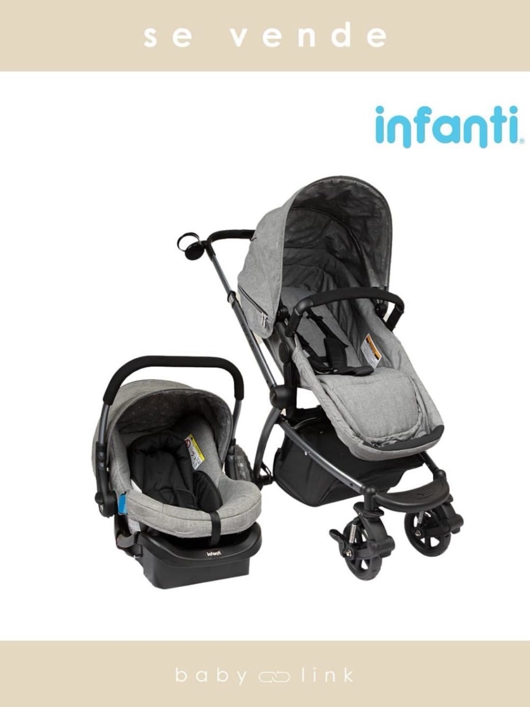 (COD:BB16734) COCHE TRAVEL SYSTEM INFANTI EPIC 5G