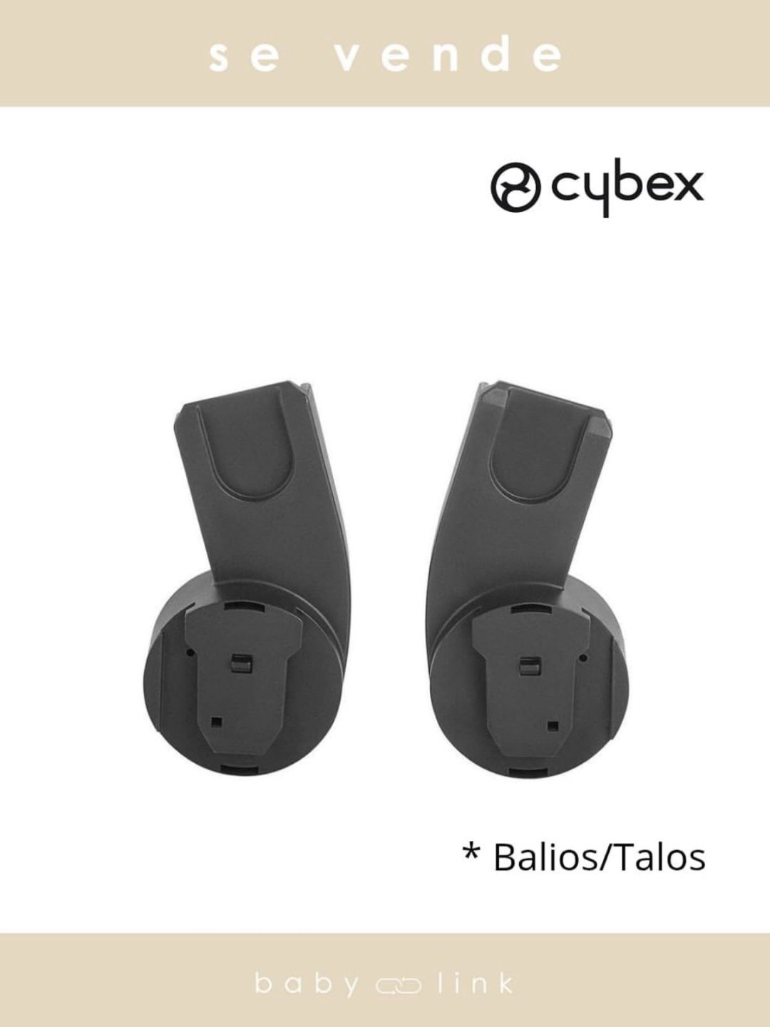 (COD:BB16865) ADAPTADORES COCHE CYBEX BALIOS/TALOS