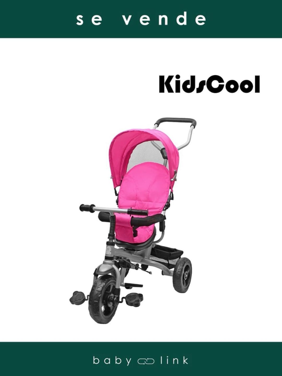 (COD:BB16870) TRICICLO 360 STROLLER KIDSCOOL