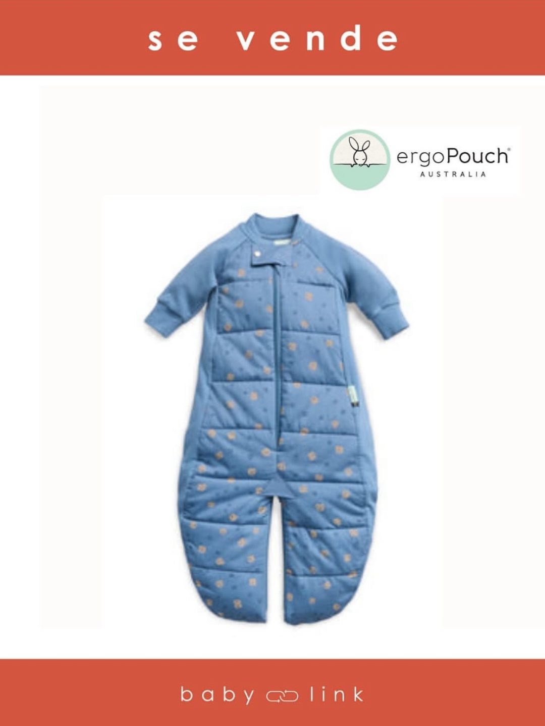 (COD:B16911) SACO DE DORMIR ERGOPOUCH TOG 3.5/ TALLA 3-12 MESES