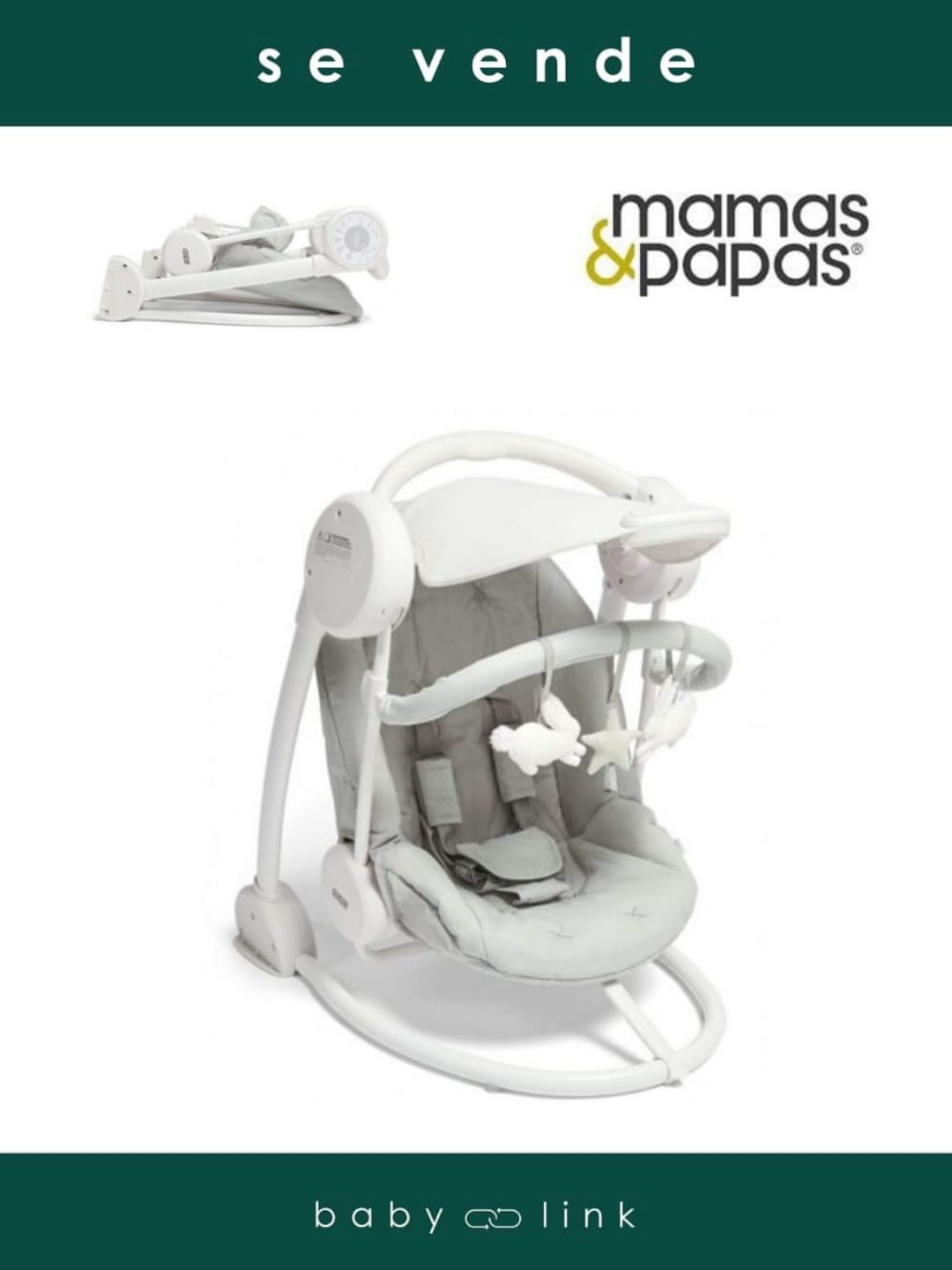 (COD:BB16882) SILLA MECEDORA MAMAS&PAPAS STARLITE SWING