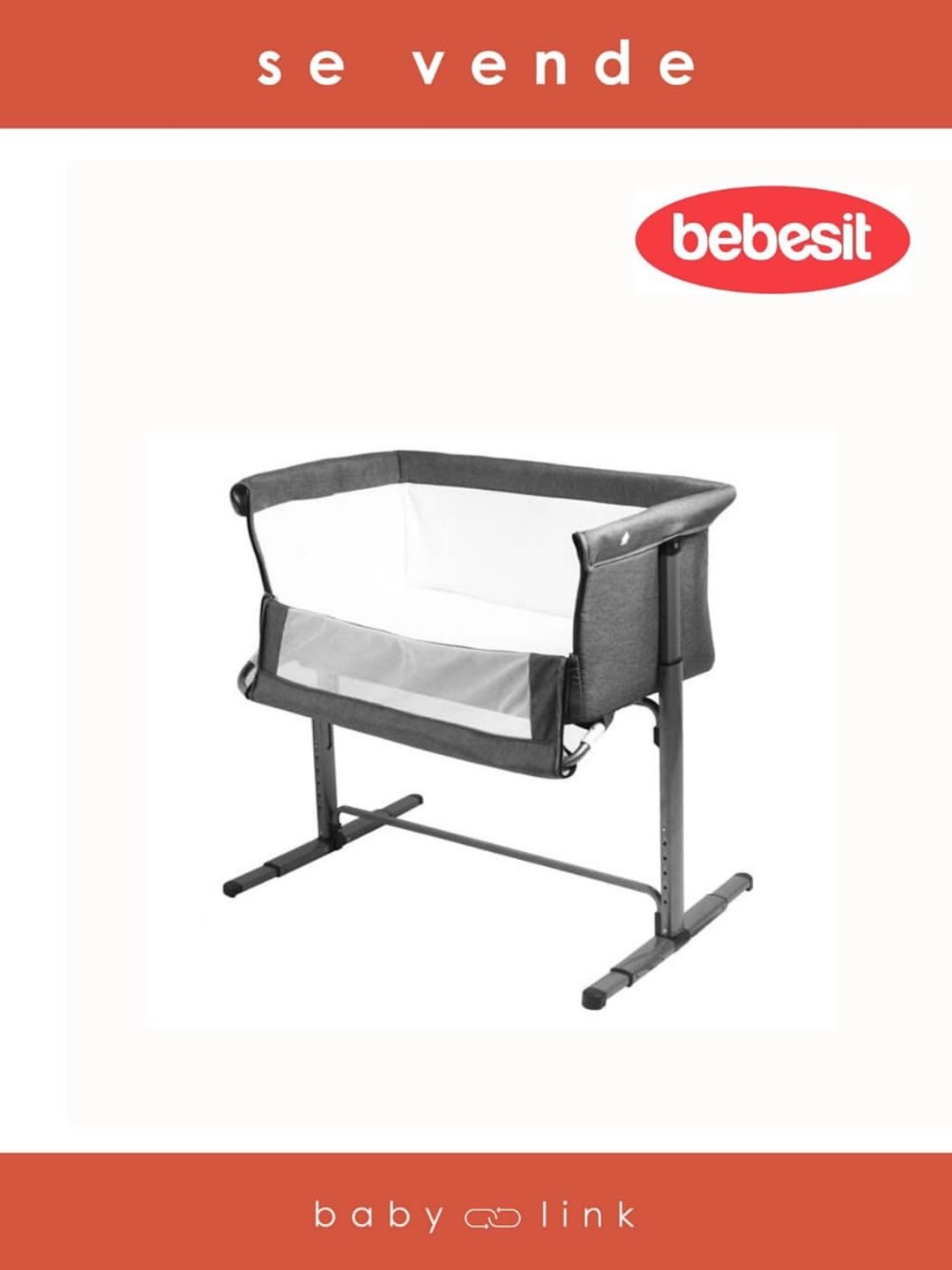 (COD:BB16887) CUNA COLECHO BEBESIT SIDE BY SIDE