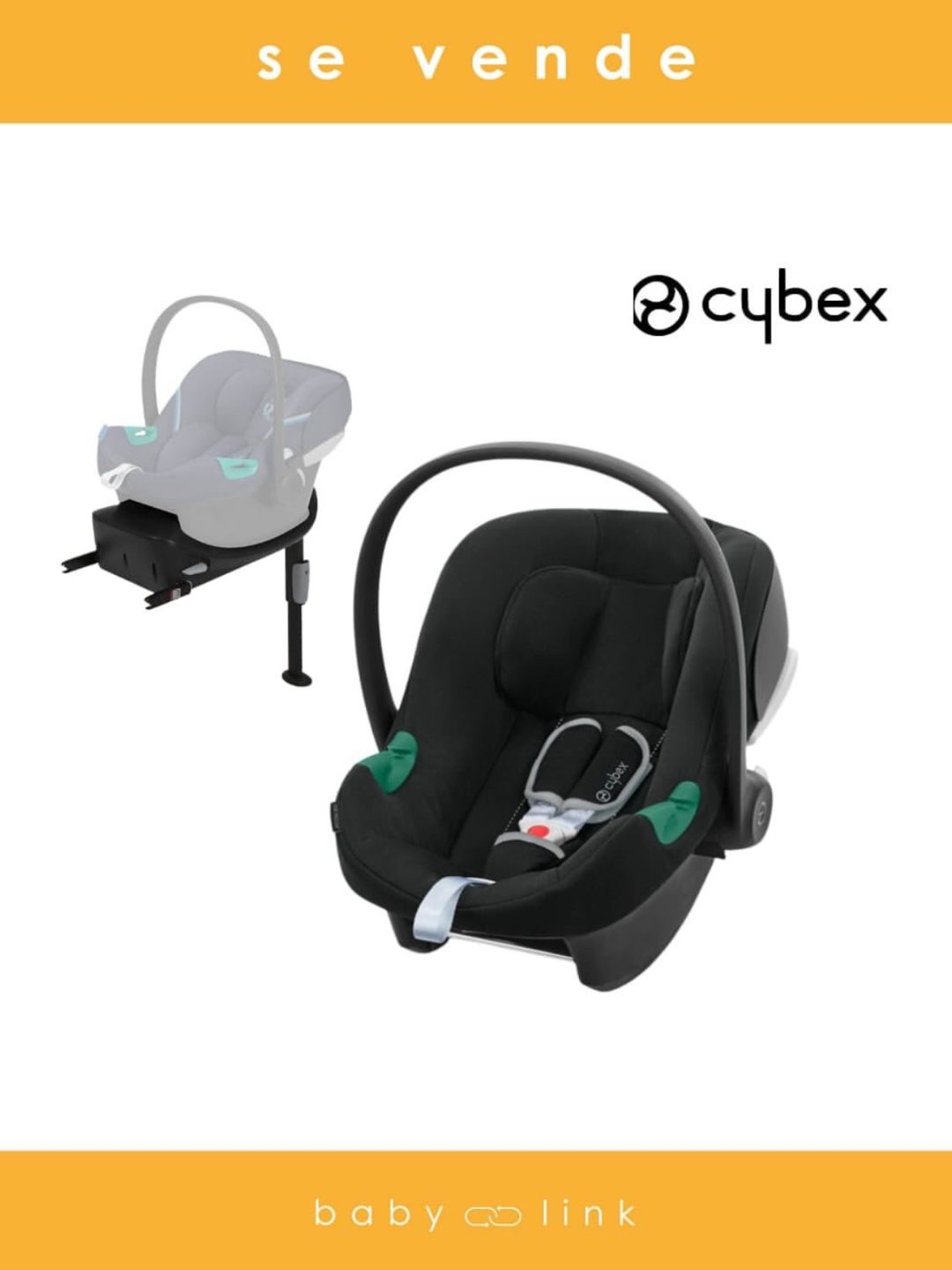 (COD:BB16905) SILLA NIDO DE AUTO CYBEX ATON B2 + BASE I-SIZE