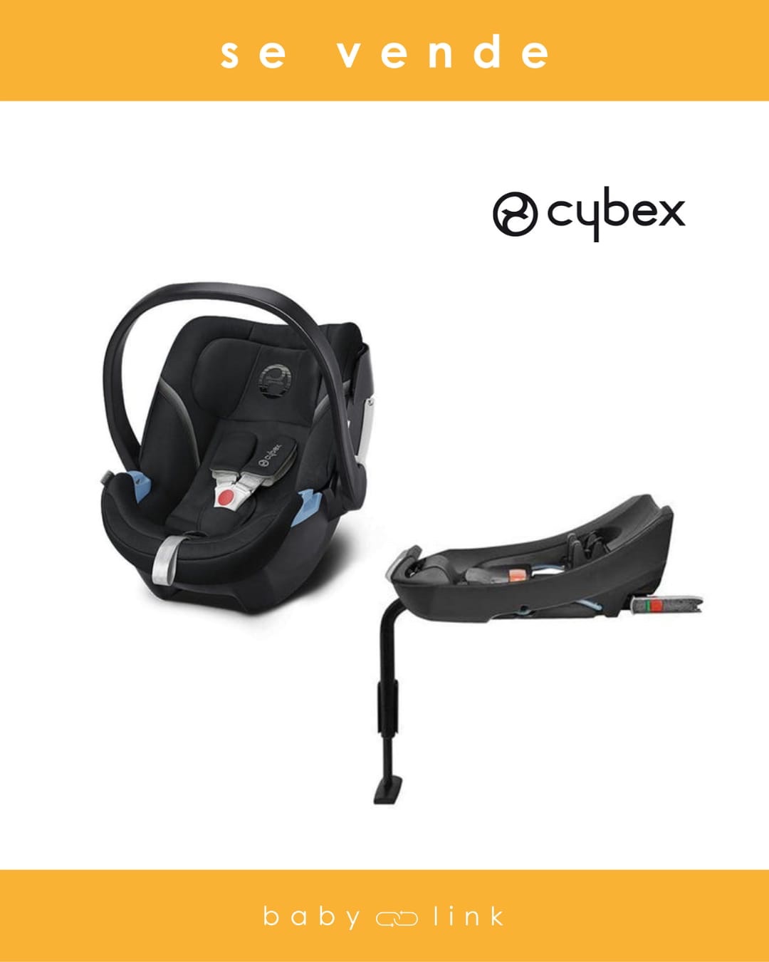 (COD:BB17383) SILLA NIDO DE AUTO CYBEX ATON 5 + BASE