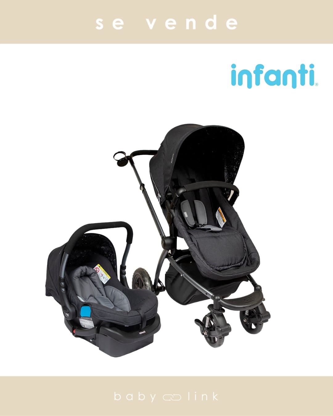 (COD:BB17493) COCHE TRAVEL SYSTEM INFANTI EPIC 5G