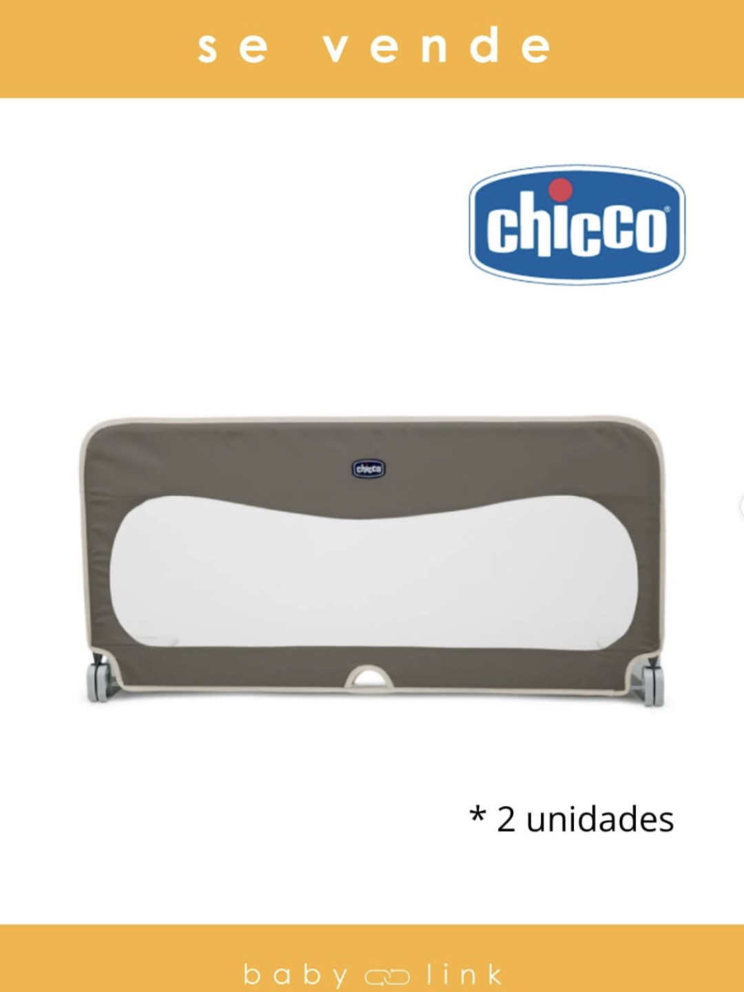 (COD:BB17975) BARANDAS DE CAMA CHICCO