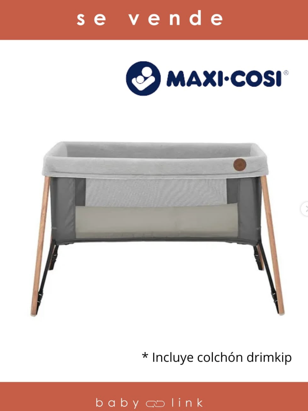 (COD:BB17999) CUNA COLECHO MAXI COSI IRIS