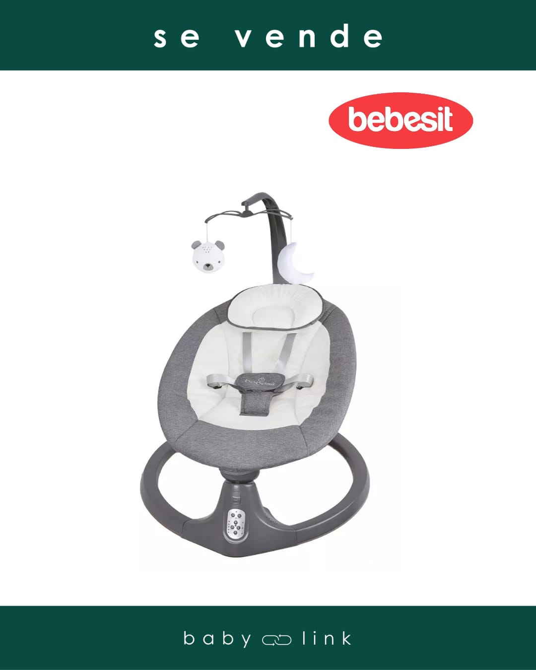 (COD:BB18017) SILLA NIDO BEBESIT BABY SWING