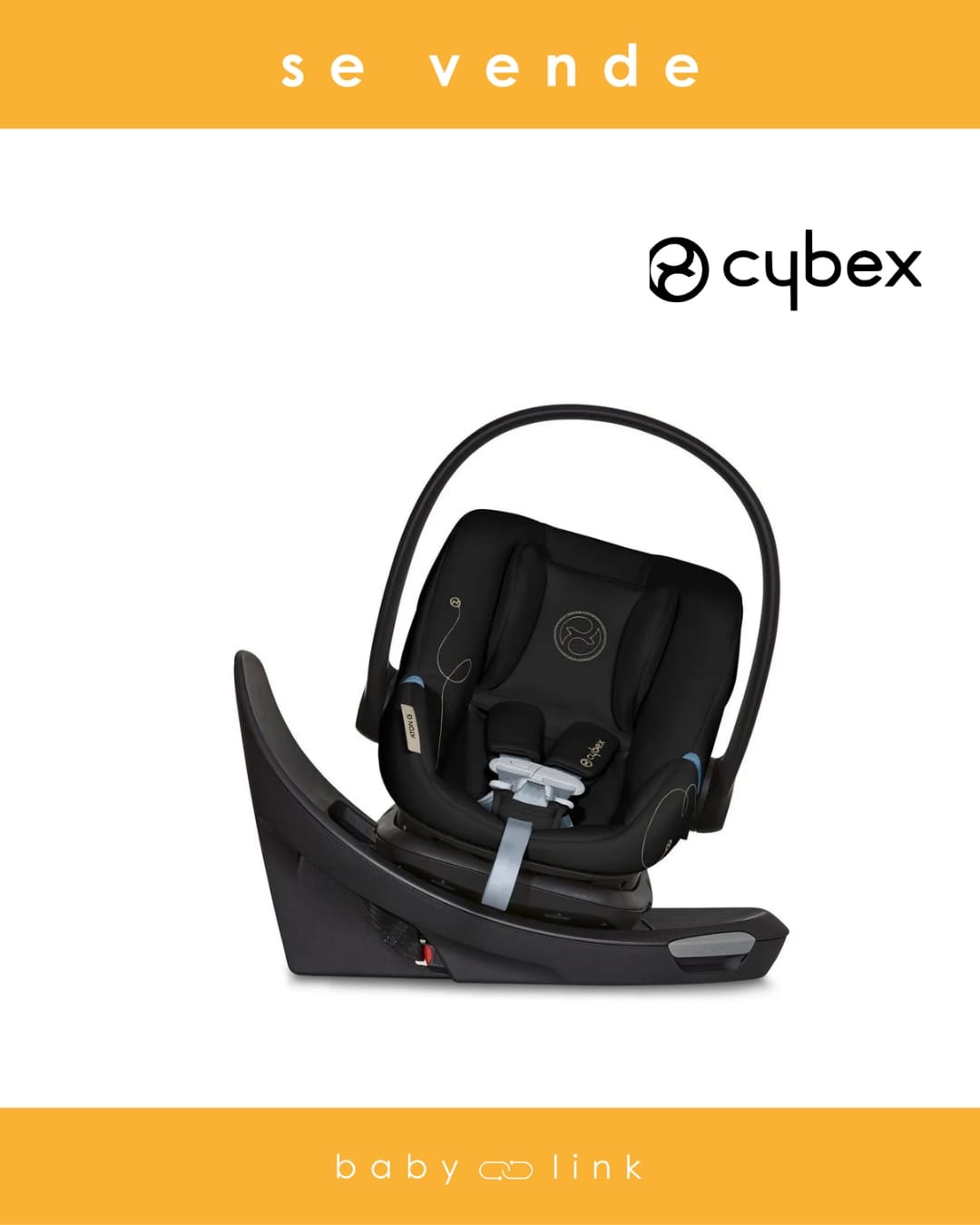 (COD:BB18182) SILLA NIDO DE AUTO CYBEX ATON G SWIVEL 180 + BASE
