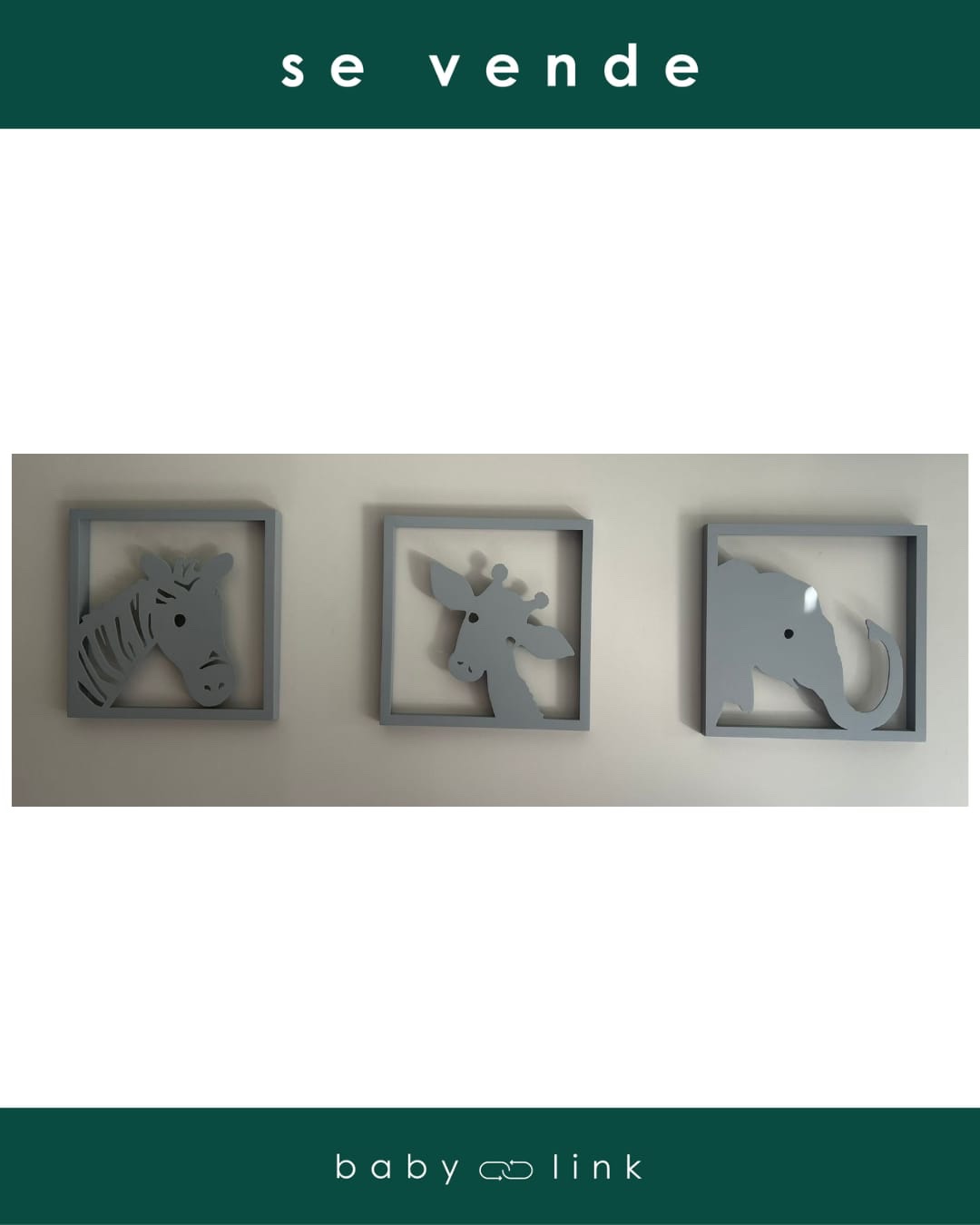 (COD:BB18162) SET CUADROS MADERA
