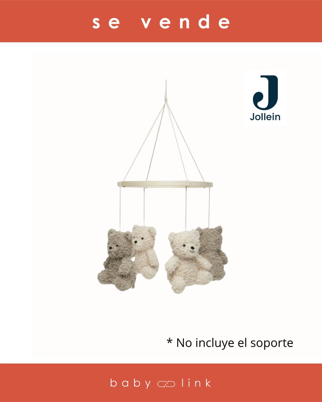 (COD:BB18627) MOVIL CUNA JOLLEIN TEDDY