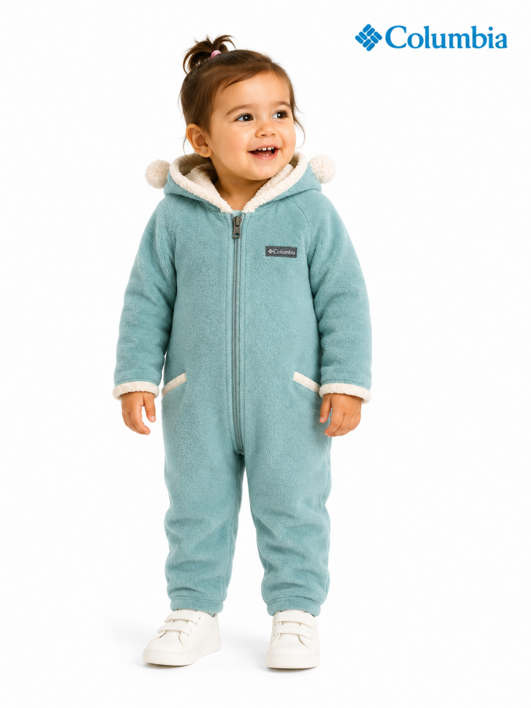 (COD: VI-112) ENTERITO DE POLAR COLUMBIA TALLA 12-18 MESES