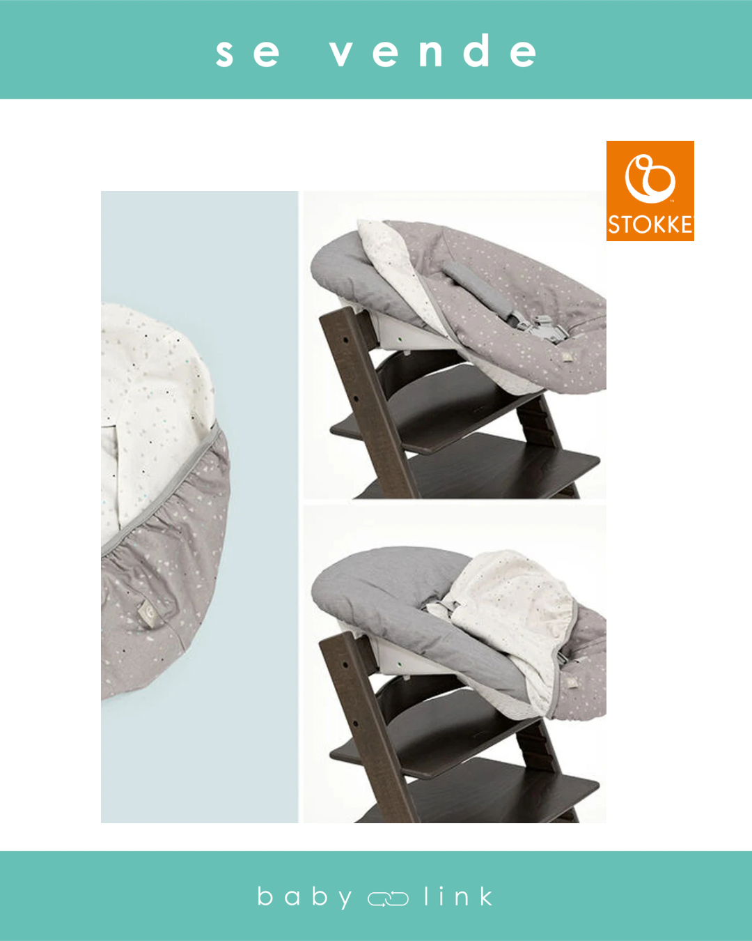 (COD:BB18591) FUNDA PARA NEWBORN SET STOKKE TRIPP TRAPP