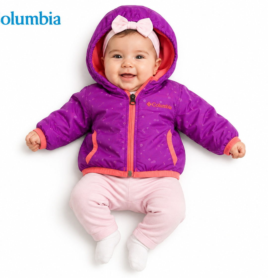 (COD: VI-117) CHAQUETA COLUMBIA TALLA 0-3 MESES