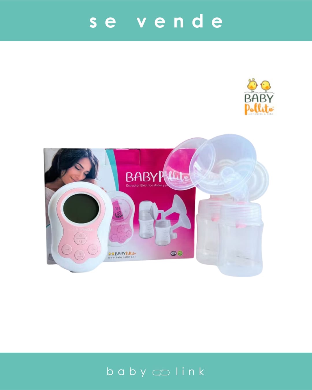 (COD:BB18699) EXTRACTOR DOBLE BABY POLLITO + ACCESORIOS