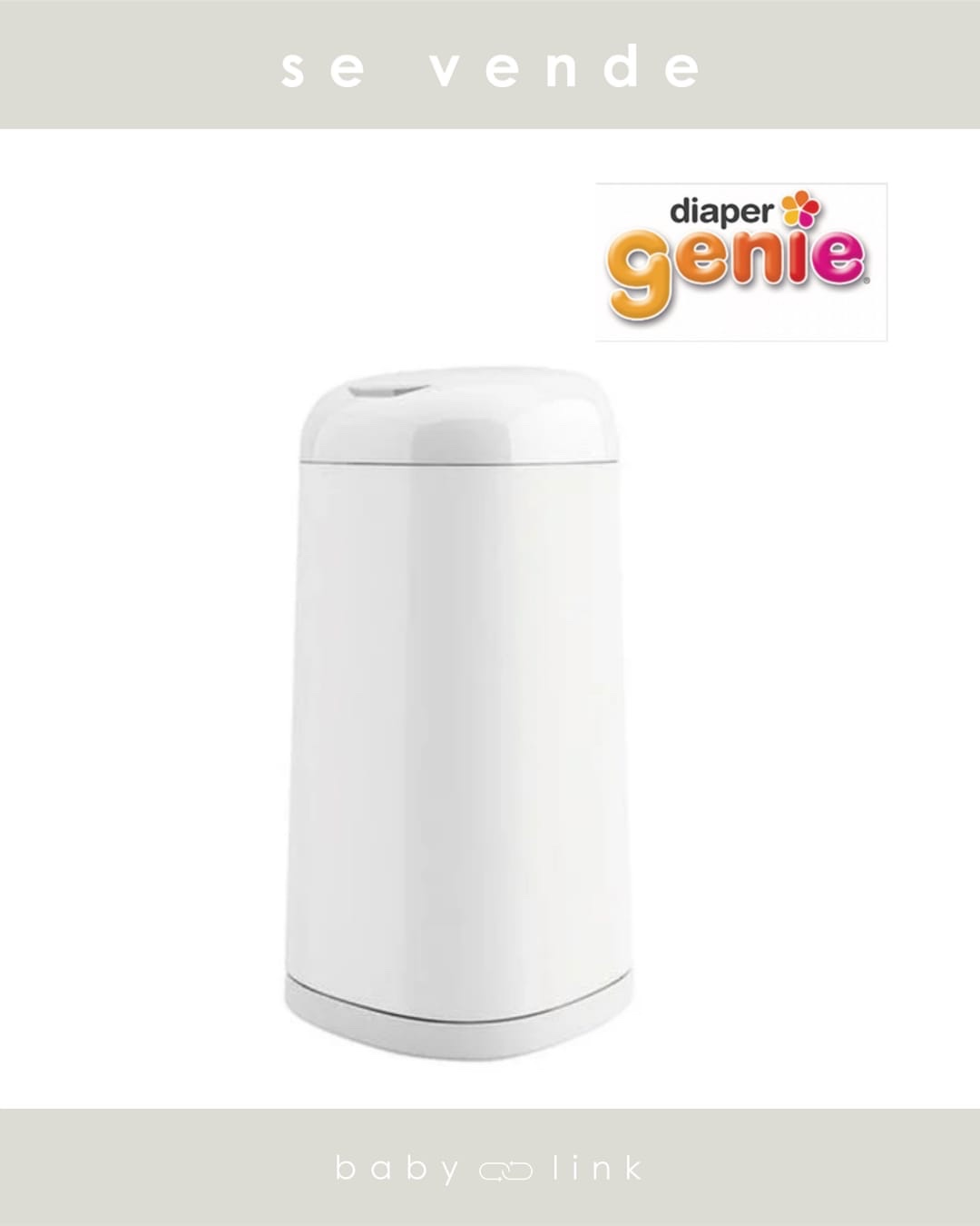 (COD:BB18769) BASURERO DE PAÑALES GENIE + PACK DE REPUESTOS