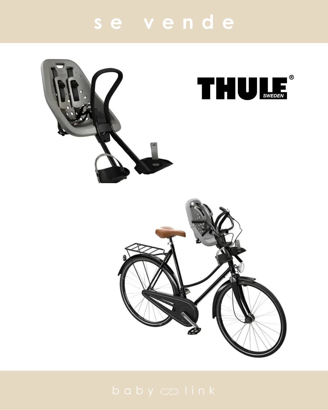 (COD:BB18742) SILLA DE BICICLETA DELANTERA THULE YEPP 2 MINI