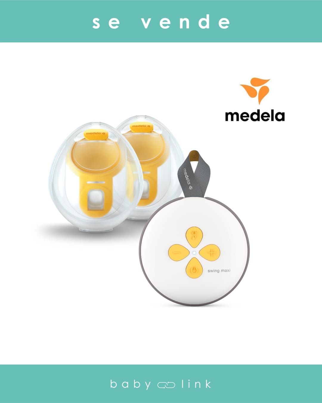 (COD:BB18722) EXTRACTOR INALÁMBRICO MEDELA SWING MAXI HANDS FREE