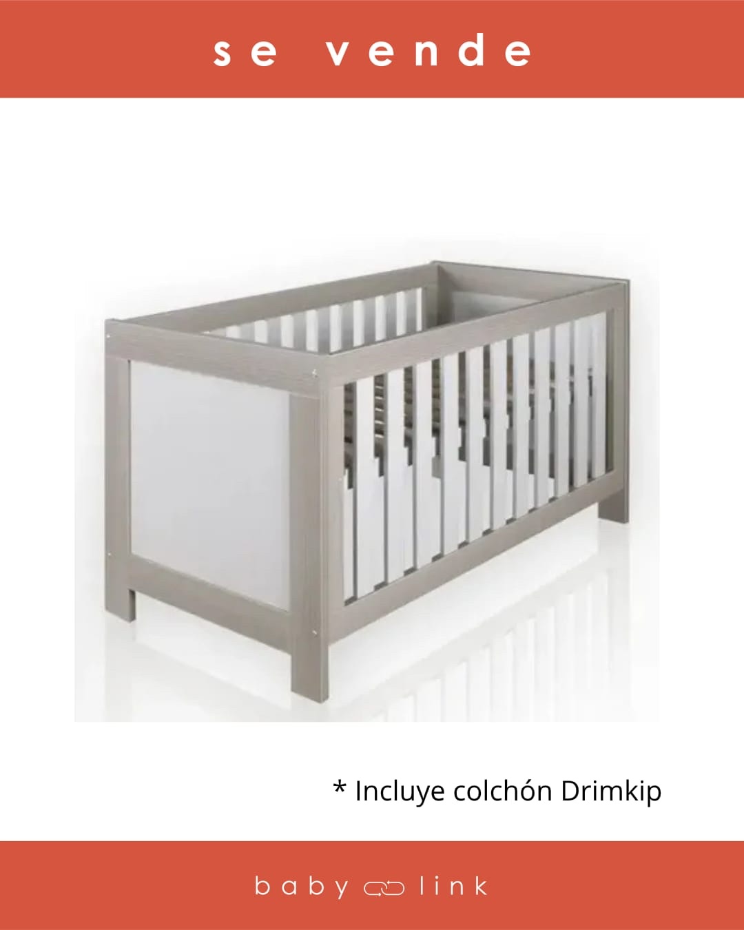 (COD:BB18750) CUNA MADERA + COLCHON DRIMKIP