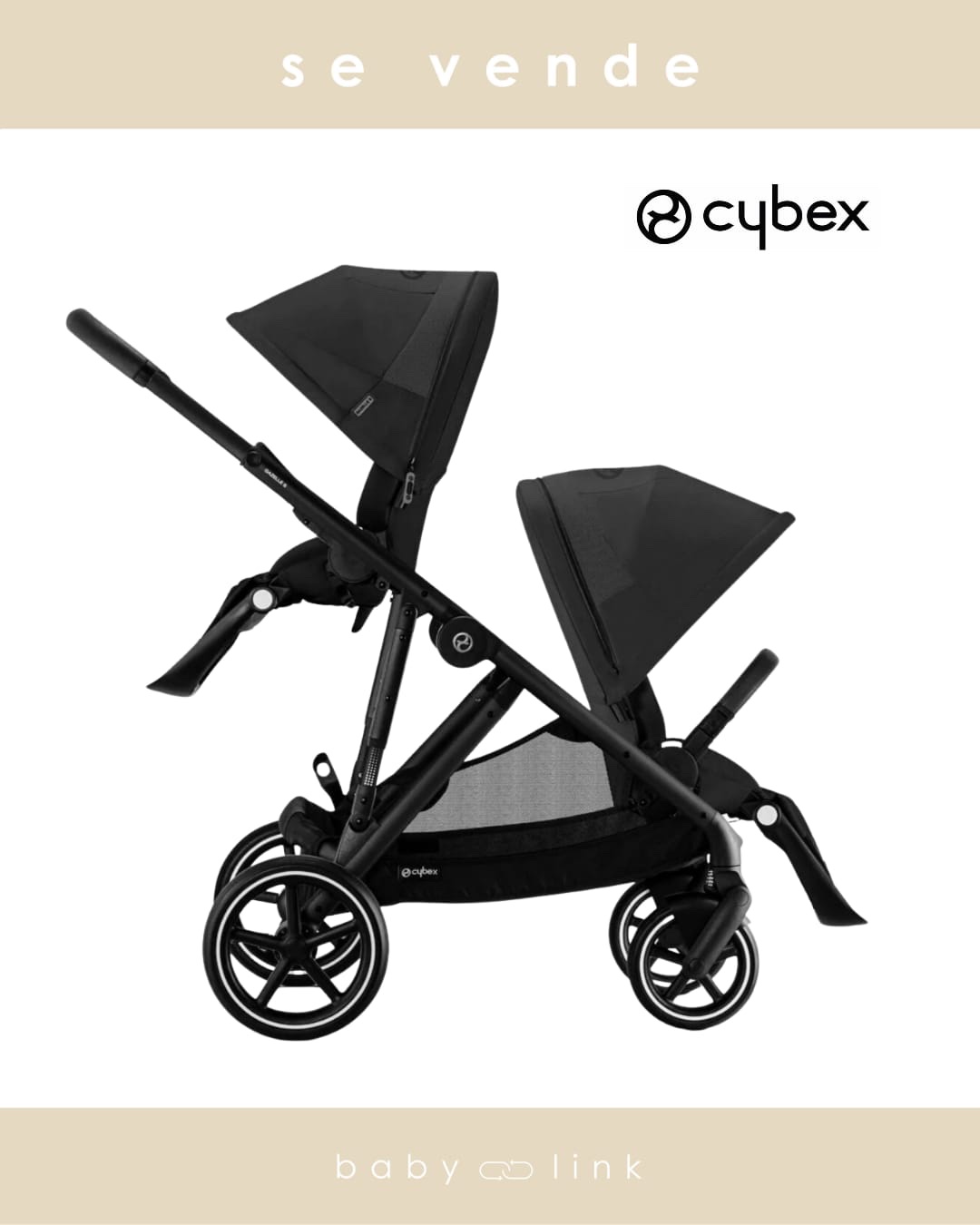 (COD: BB18801) COCHE DOBLE CYBEX GAZELLE S
