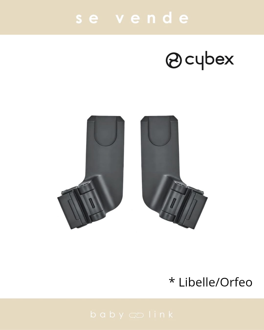(COD:BB18708) ADAPTADORES COCHE CYBEX LIBELLE /ORFEO