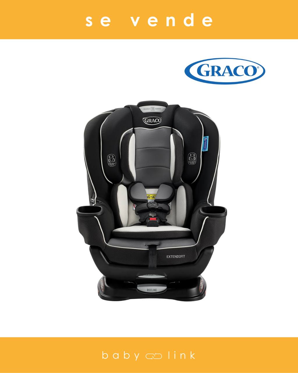 (COD:BB18862) SILLA DE AUTO GRACO EXTEND2FIT GOTHAM