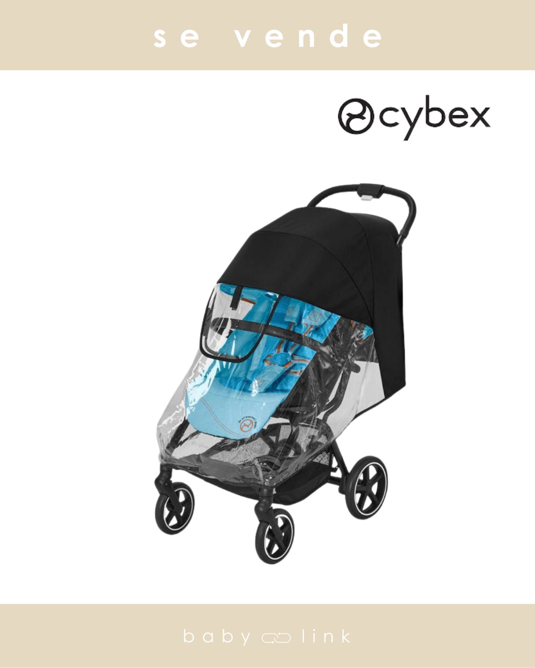 (COD:BB18877) PROTECTOR DE LLUVIA PARA COCHE EEZY S TWIST CYBEX