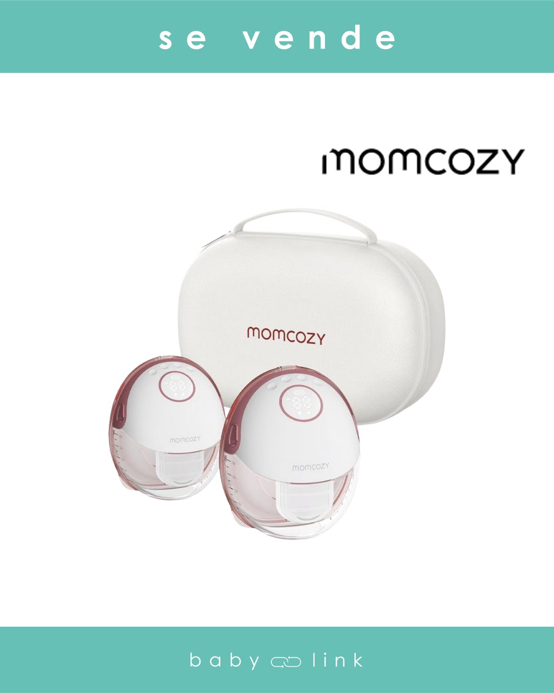 (COD:BB18882) EXTRACTOR DE LECHE INALÁMBRICO DOBLE MOMCOZY M6