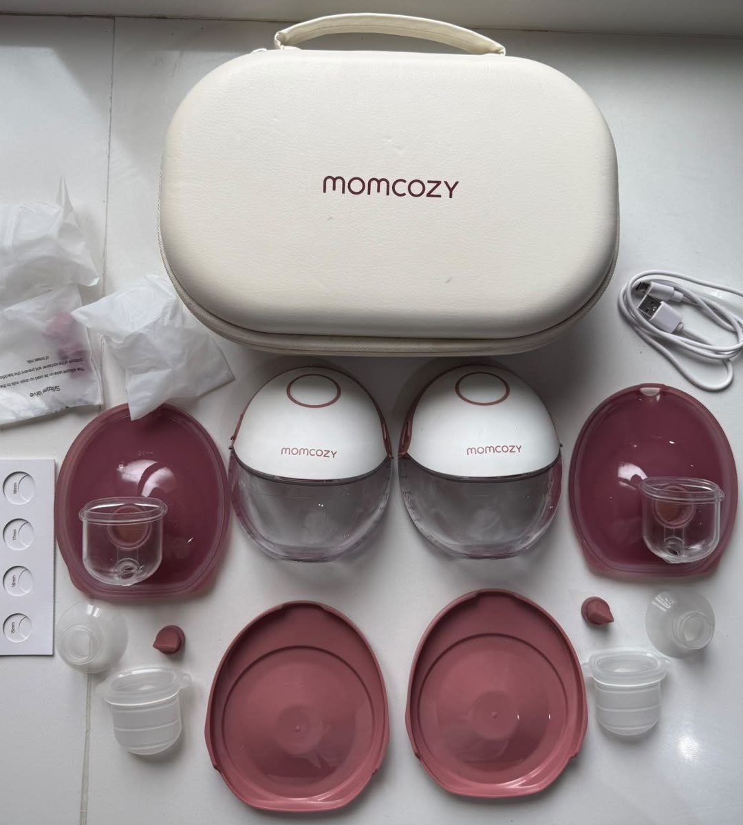 (COD:BB18882) EXTRACTOR DE LECHE INALÁMBRICO DOBLE MOMCOZY M6