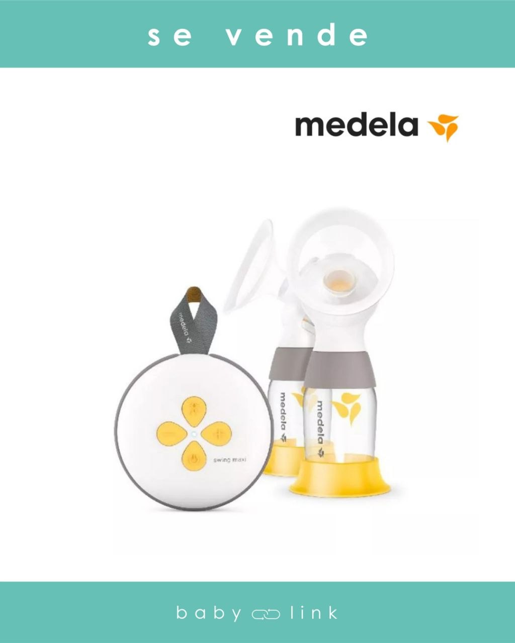 (COD:BB18913) EXTRACTOR DE LECHE MEDELA SWING MAXI DOBLE