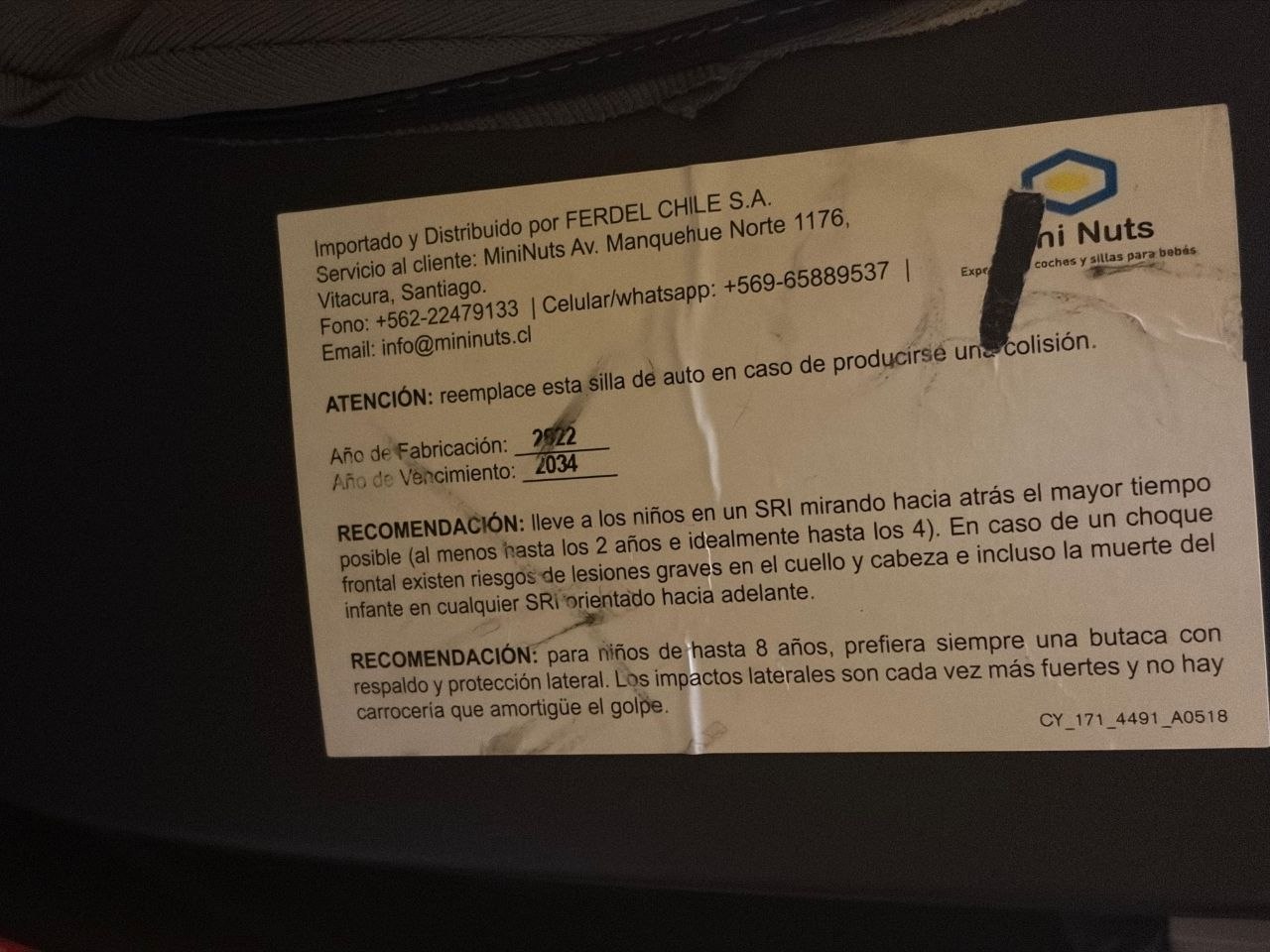 (COD:BB18914) SILLA DE AUTO CYBEX SIRONA M