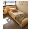 (COD:BB18921) CAMA DE TRANSICIÓN SANTINO MUEBLERÍA 1,5 PLAZAS + COLCHÓN ROSEN