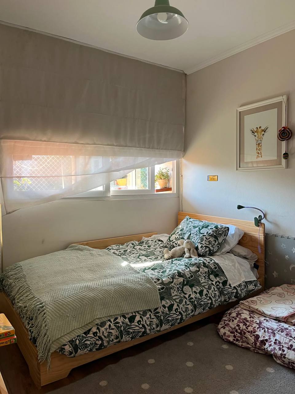 (COD:BB18921) CAMA DE TRANSICIÓN SANTINO MUEBLERÍA 1,5 PLAZAS + COLCHÓN ROSEN