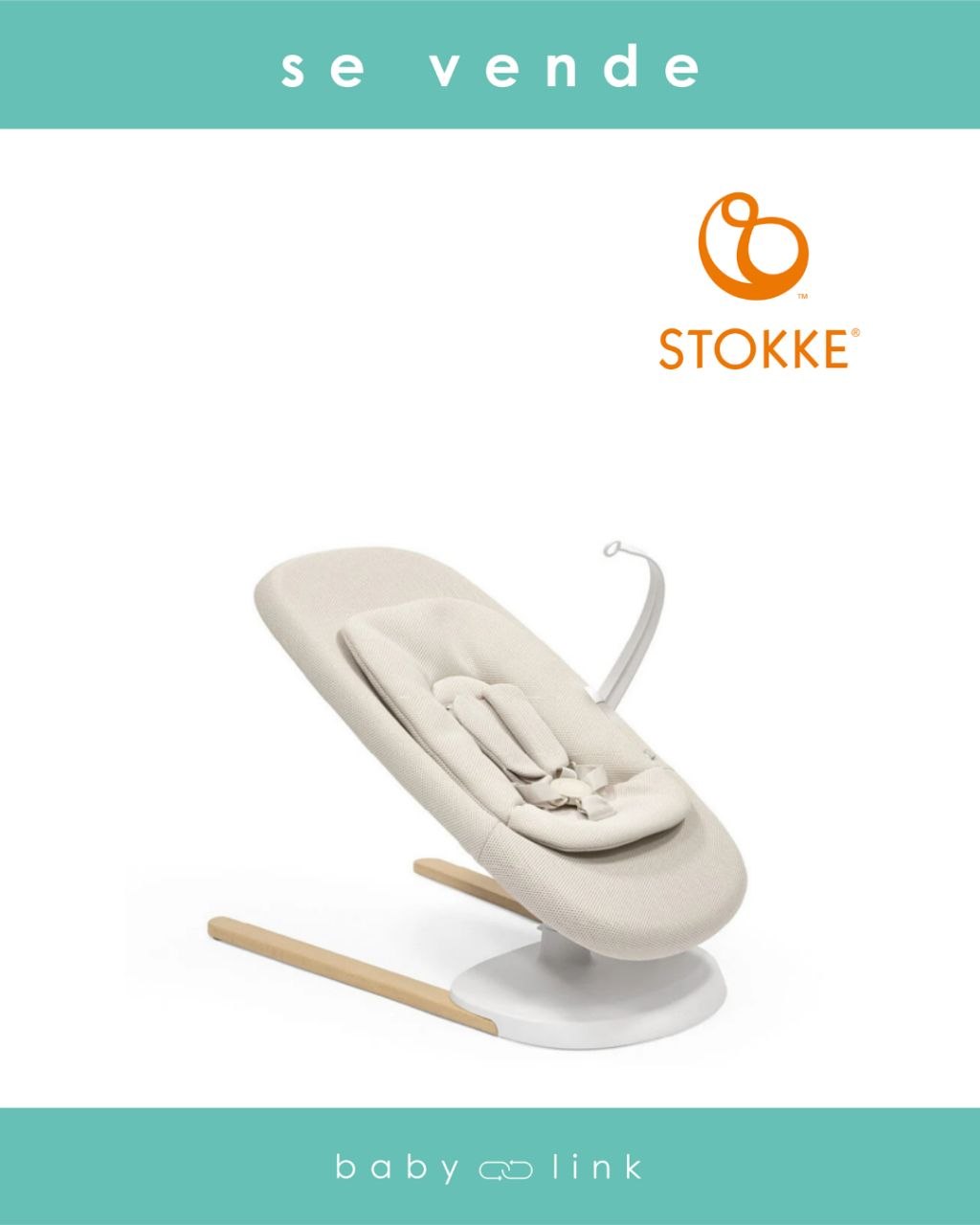 (COD:BB18928) SILLA NIDO MECEDORA STOKKE YOGA LIGHT SAND