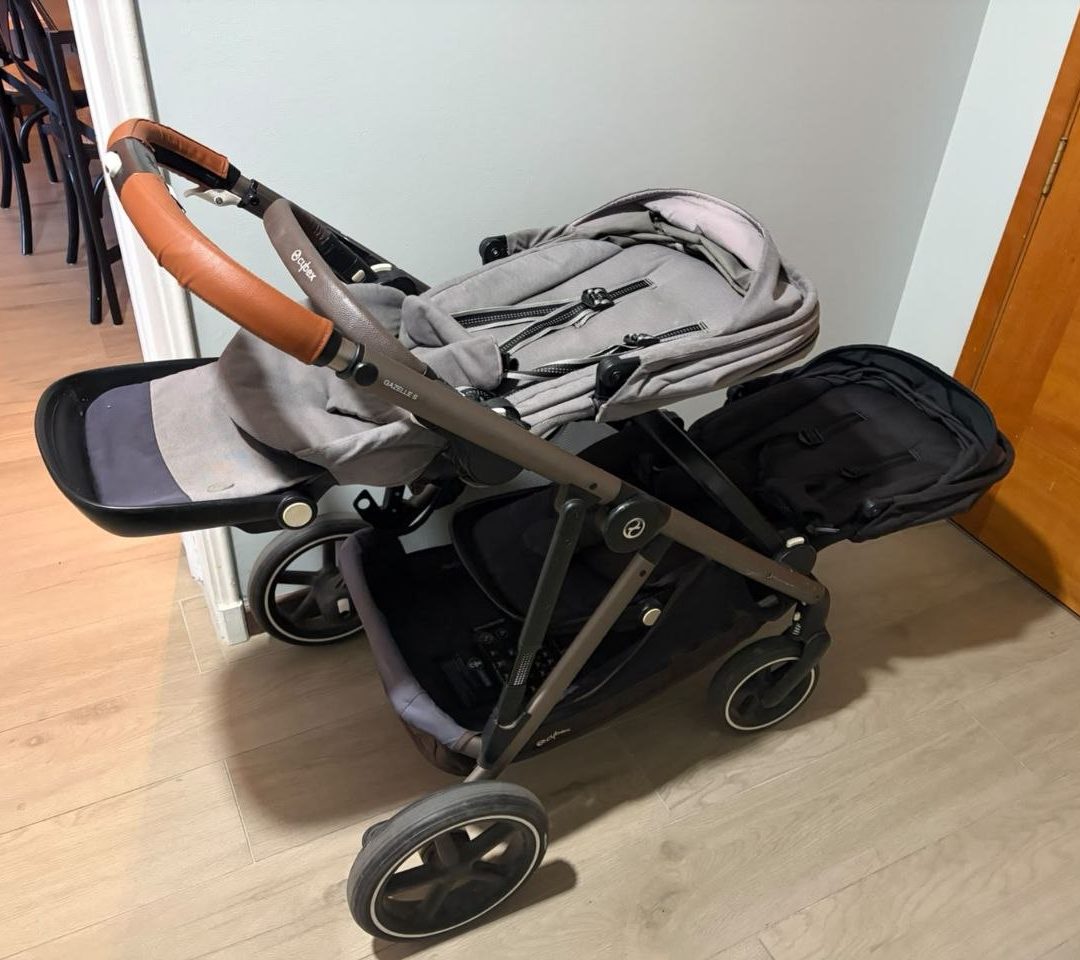 (COD:BB18931) COCHE DOBLE CYBEX GAZELLE + ACCESORIOS