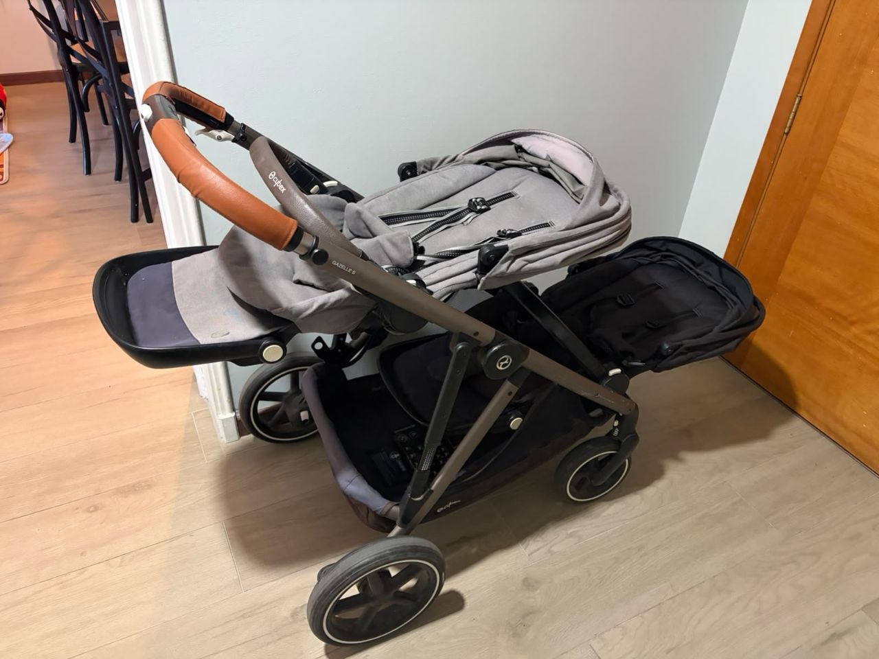 (COD:BB18931) COCHE DOBLE CYBEX GAZELLE + ACCESORIOS