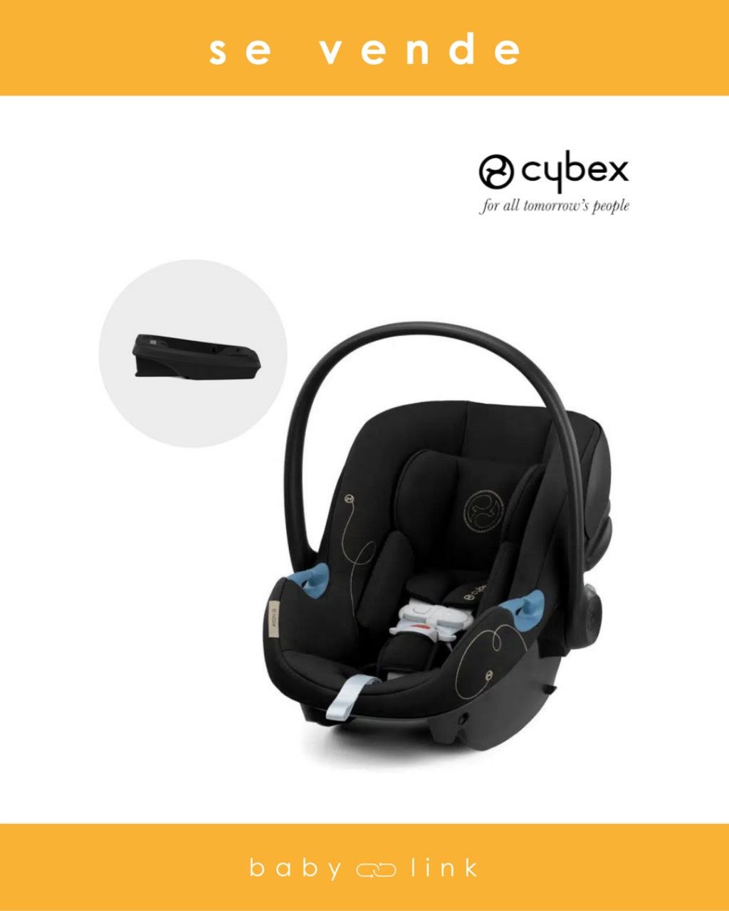 (COD:BB18940) SILLA NIDO CYBEX ATON G + ADAPTADORES