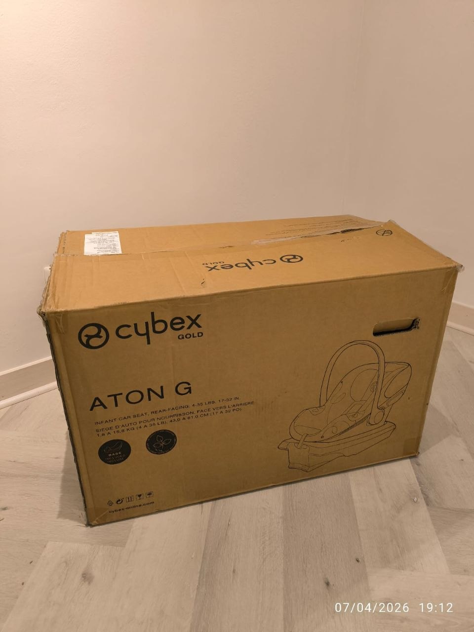 (COD:BB18940) SILLA NIDO CYBEX ATON G + ADAPTADORES