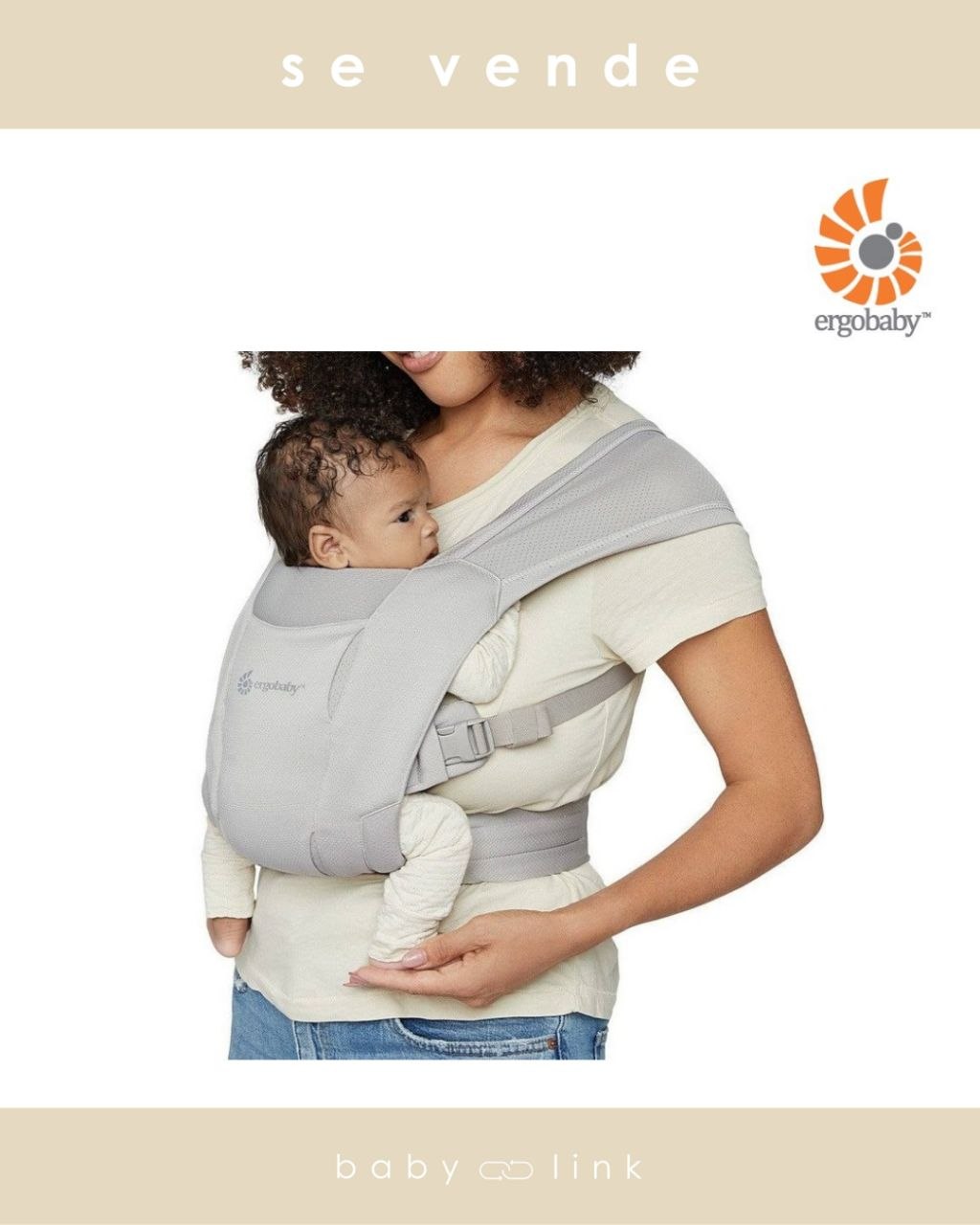 (COD:BB18941) MOCHILA ERGOBABY EMBRACE SOFT AIR MESH