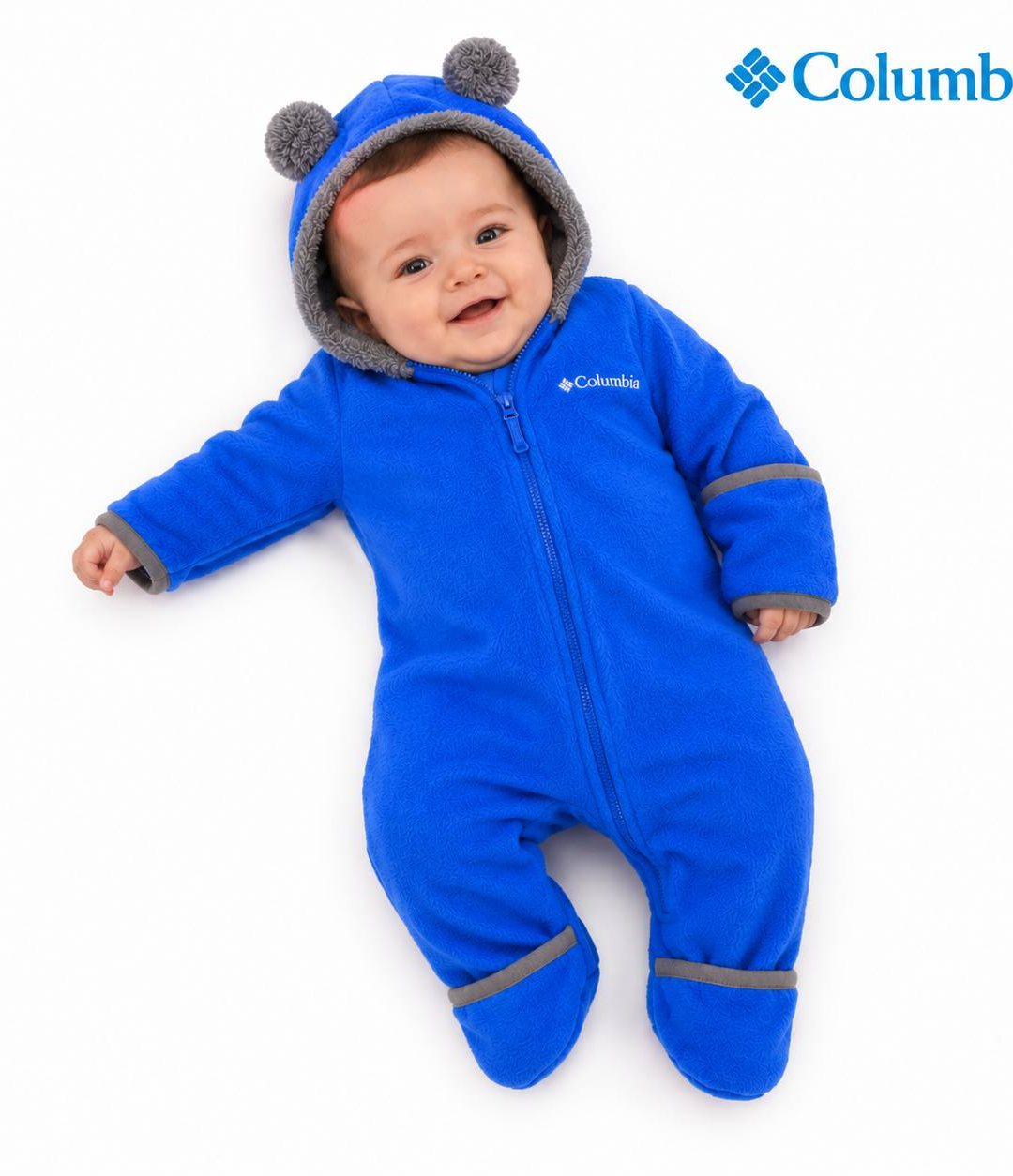 (COD:VI-123) ENTERITO POLAR COLUMBIA TALLA 3-6 MESES (NUEVO)