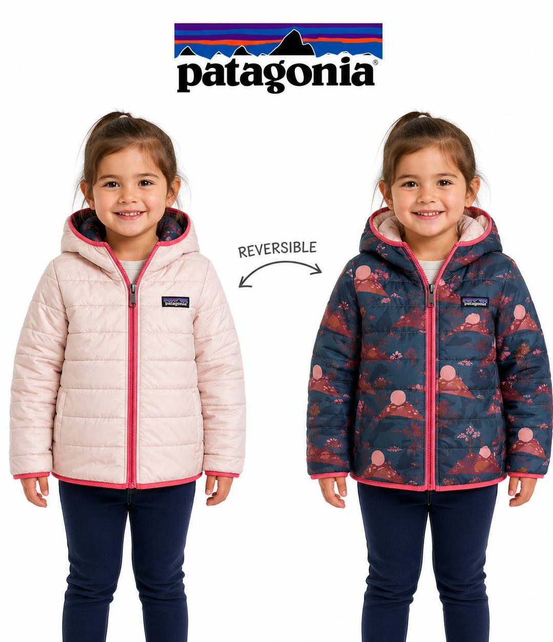 (COD:VI-148) PARKA REVERSIBLE PATAGONIA TALLA 3